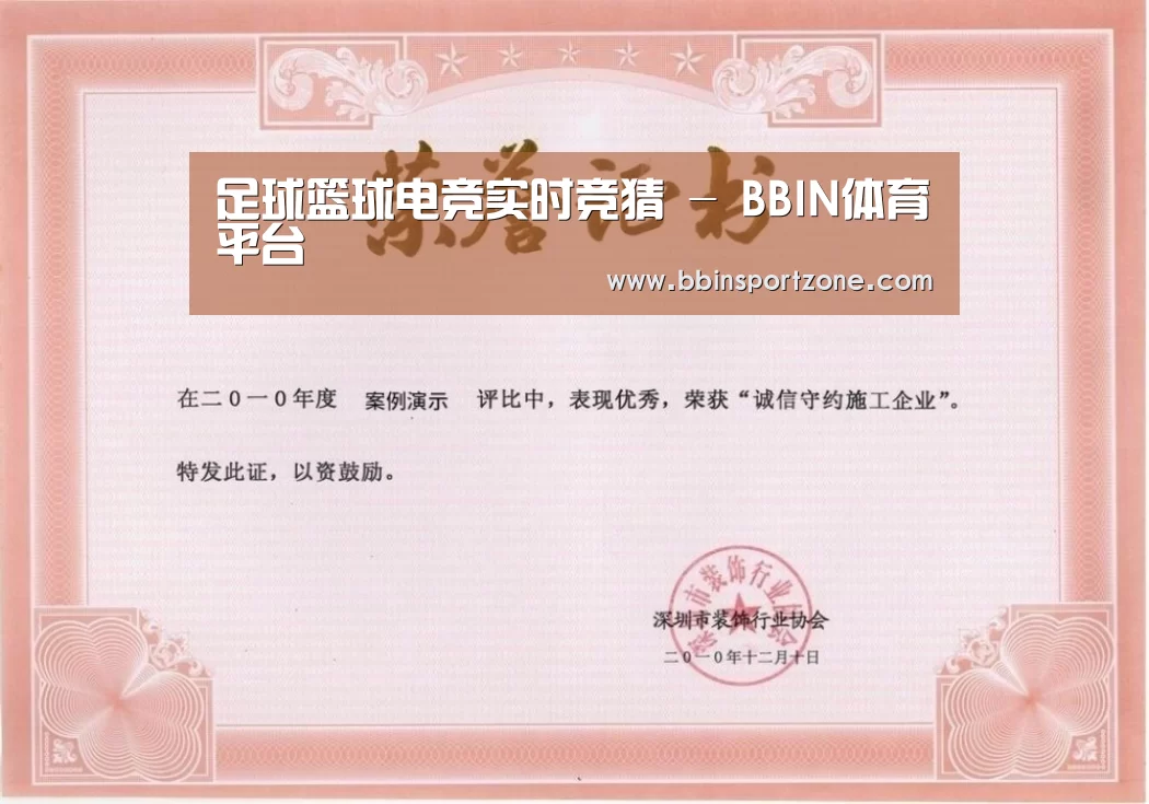BBIN下载荣誉证书一